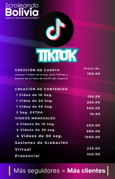 4 VIDEOS PARA TIKTOK DE 25 SEGUNDOS